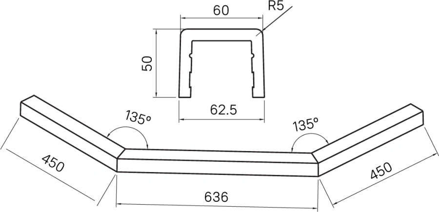 Декоративный профиль IDDIS Steel 90x90 см белый - фото 4