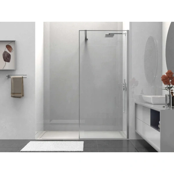 Душевая перегородка Vincea Walk-In HS 80 см профиль хром - фото 4