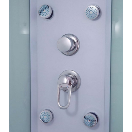 Душевая кабина Timo Eco 90х90 см рифленое стекло, угловые, недорогие, для дачи, с гидромассажем, c тропическим душем, с вентиляцией, с крышей, с сиденьем, с радио - фото 5