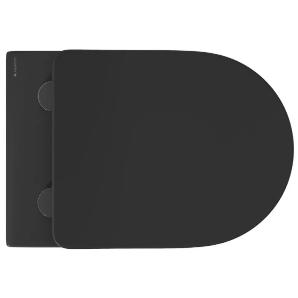 Унитаз подвесной Aqueduto Ovo черный матовый, фарфор, керамика - фото 8