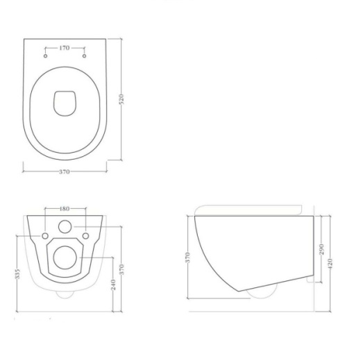 Унитаз подвесной ArtCeram Atelier matera - фото 3