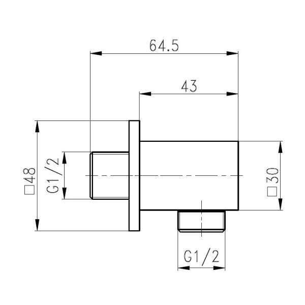 Штуцер Cezares CZR хром - фото 2