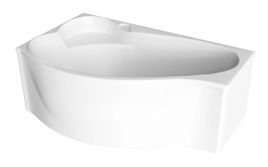Ванна акриловая Marka One Gracia 160 x 95 см, белый, левая/правая - фото 4