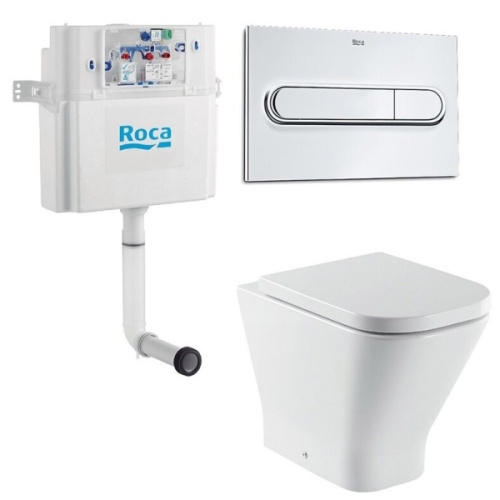 Унитаз напольный Roca The Gap с бачком - фото 1