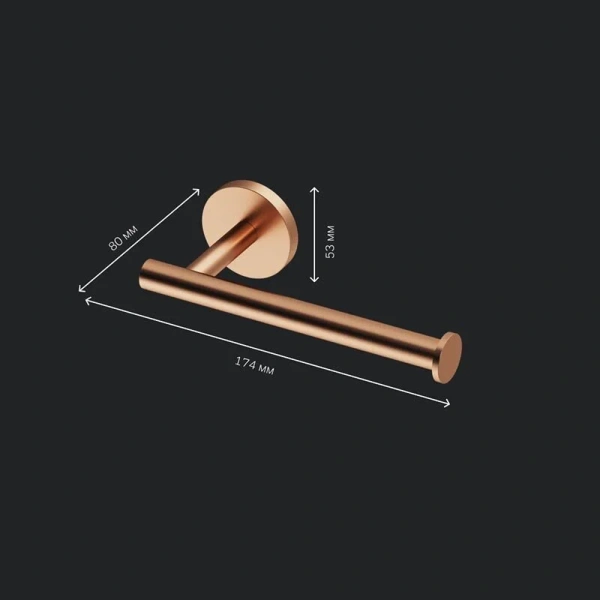 Бумагодержатель Am.Pm X-Joy розовое золото - фото 2