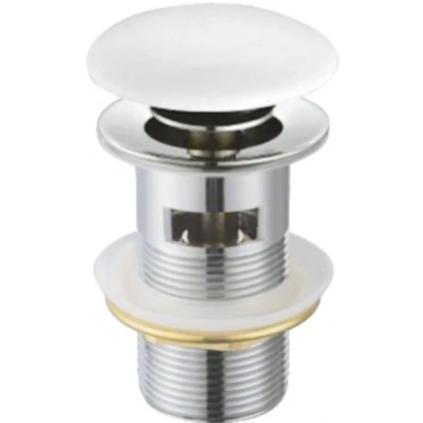 Донный клапан Cezares CZR с белой крышкой - фото 1