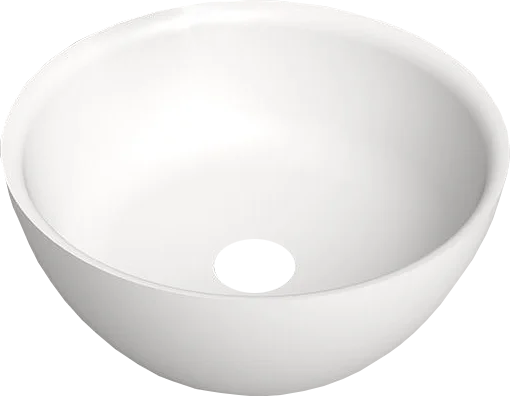 Раковина Salini Alda 02 42 см накладная, белый матовый - фото 1
