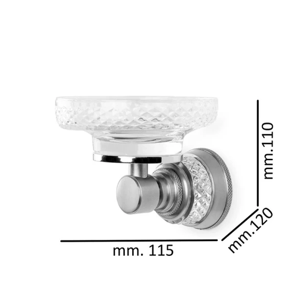 Мыльница Boheme Aura хром - фото 2