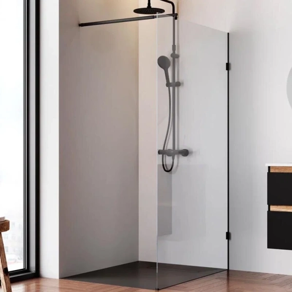 Душевая перегородка Am.Pm X-Joy 110 см профиль черный index_1 - фото 7
