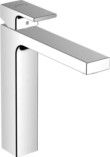 Смеситель для раковины Hansgrohe Vernis Shape с металлическим сливным гарнитуром - фото 1