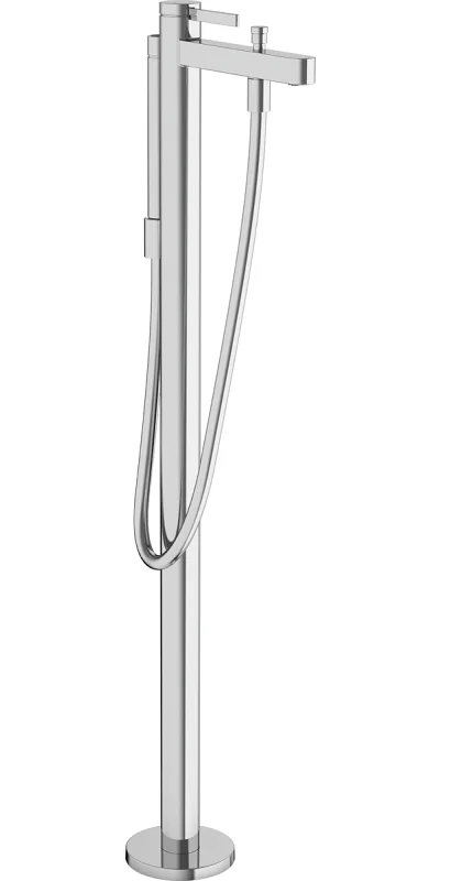 Смеситель для ванны Hansgrohe Vivenis белый матовый - фото 3