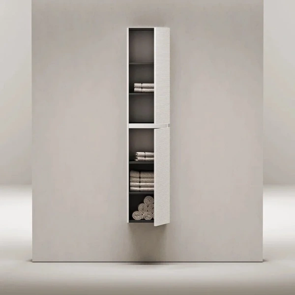 Шкаф-пенал подвесной Sancos Folk 35 см bianco, подвесные - фото 5