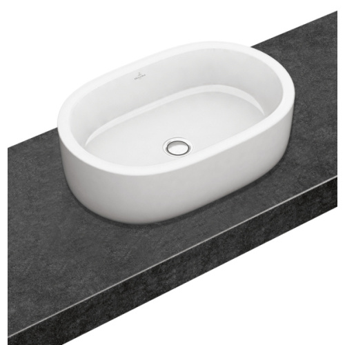 Раковина Villeroy & Boch Architectura 60 см с переливом, без покрытия CeramicPlus, современные, hi-tech - фото 2