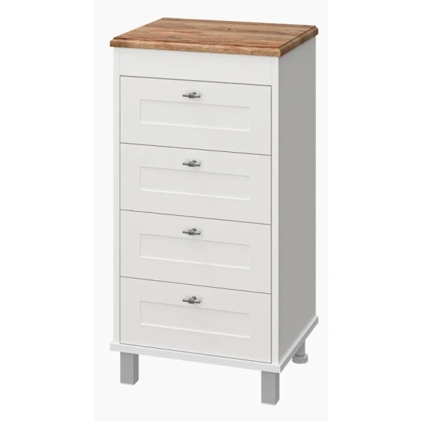 Тумба напольная Misty Марта 50 см с зеркалом - фото 2