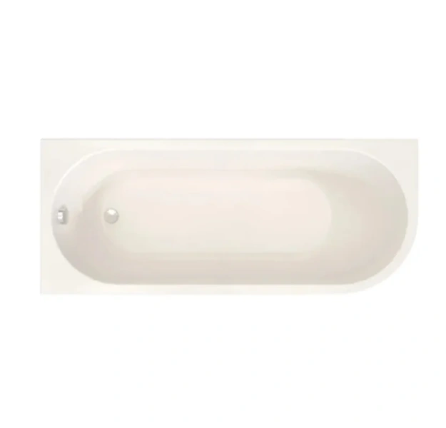 Акриловая ванна Радомир Вальс 3/4 1-01-2-1-1-345К/1-01-2-2-1-345К, 170 x 75 см, L/R, каркас, фронтально-торцевая панель, сифон, слив-перелив автомат в комплекте, белая - фото 1