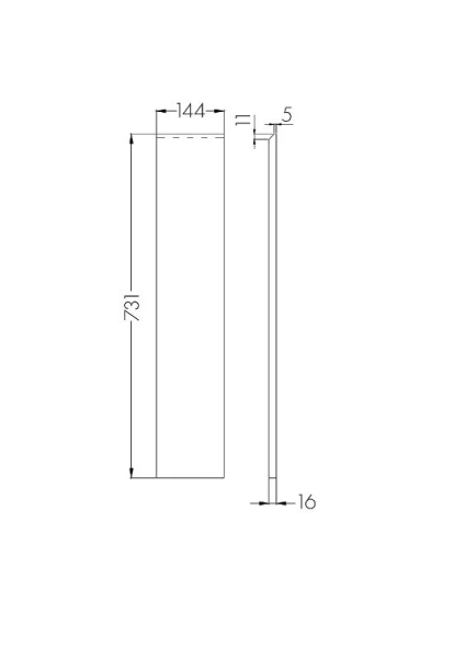 Фасад для тумбы Акватон Лондри 20 см дуб рустикальный, в наличии - фото 2