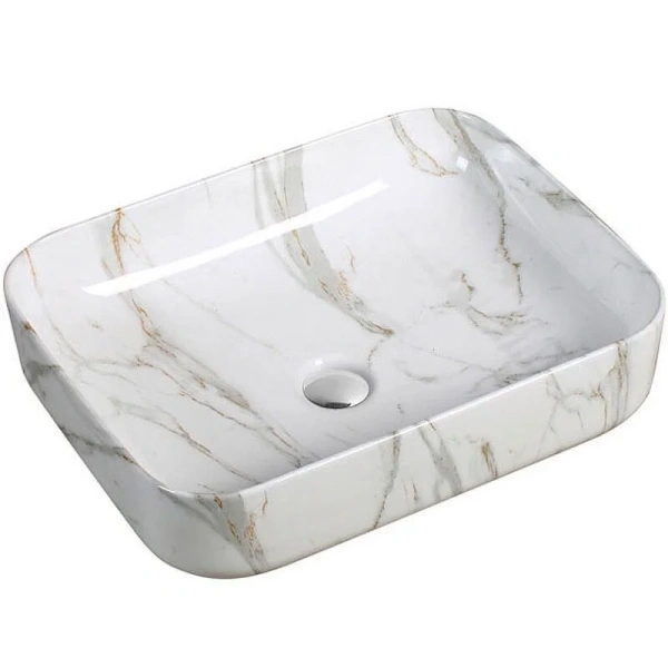 Раковина SantiLine 50 см под мрамор - фото 1