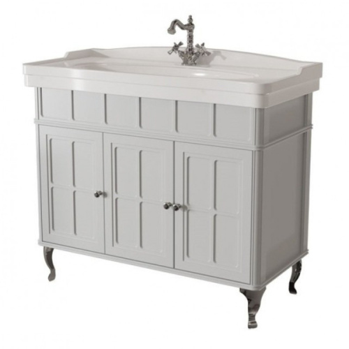 Тумба под раковину напольная Caprigo Borgo 100 см серая - фото 1