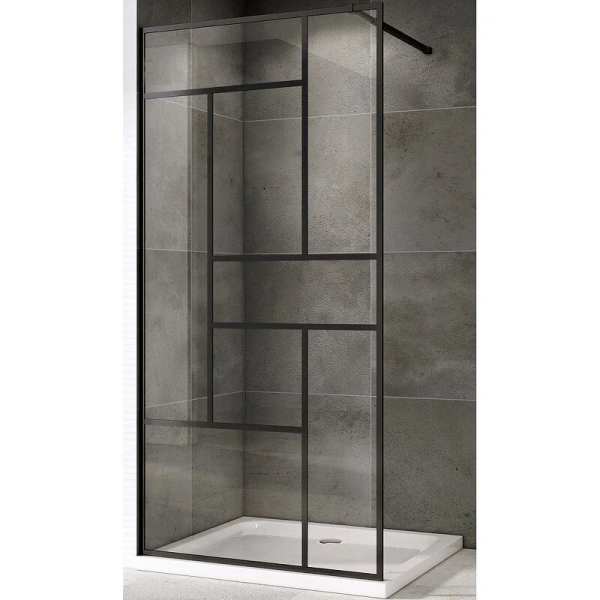 Душевая перегородка Abber Immer Offen 120 см стекло прозрачное - фото 1