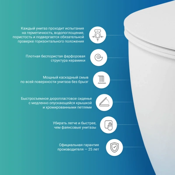 Унитаз подвесной Lavinia Boho Aveo с сиденьем микролифт - фото 3