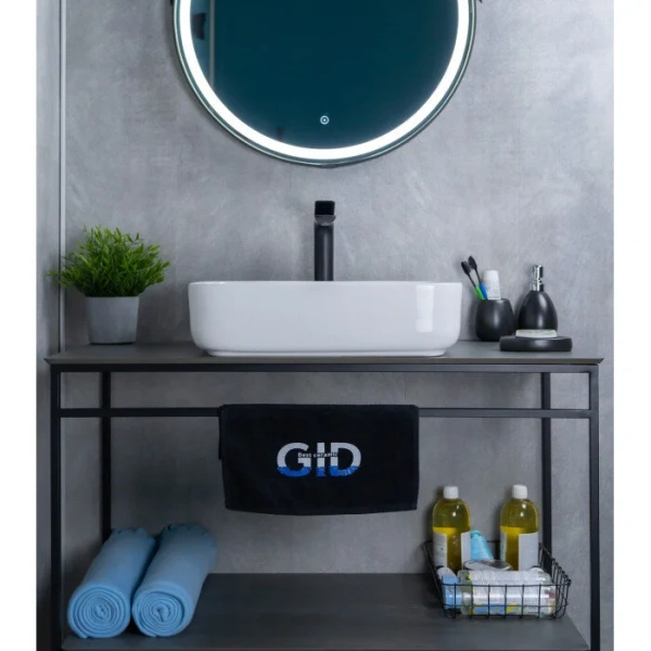 Раковина GID Geometrico D1304 50 см белая - фото 4