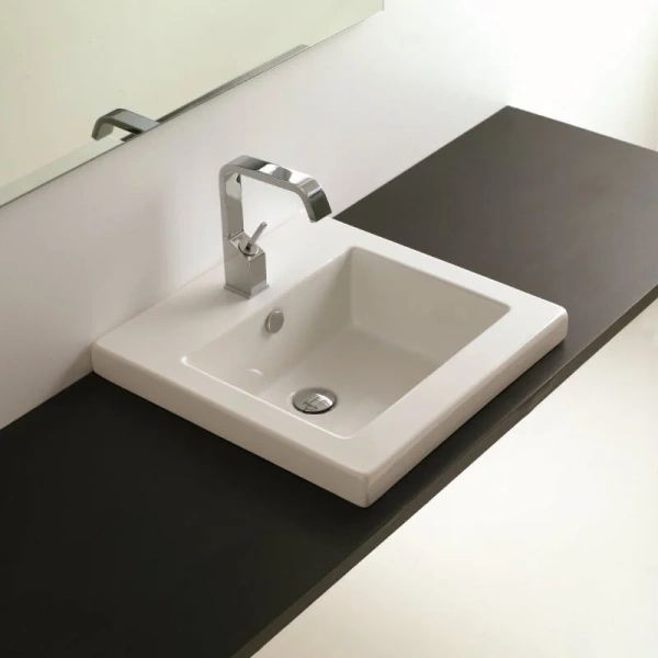 Раковина накладная ArtCeram Gap 51 GPL005, прямоугольной формы - фото 5
