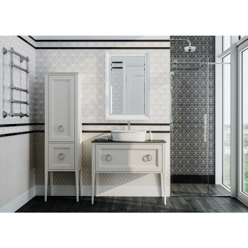 Тумба под раковину напольная Kerama Marazzi Plaza Classic 100 см белая матовая - фото 4