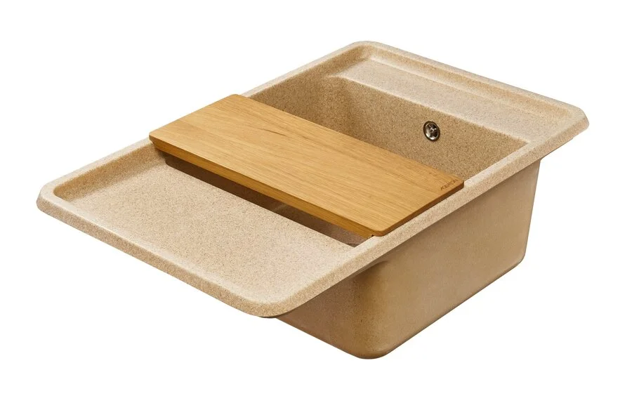 Мойка для кухни Акватон Беллис 78 см песочный, нет в наличии - фото 8