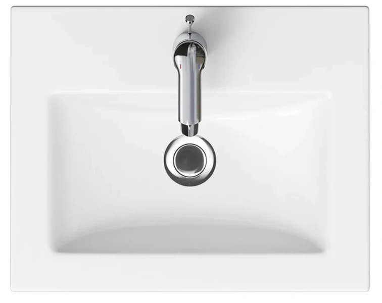 Раковина мебельная Misty Como 50 см белая index_1 - фото 3