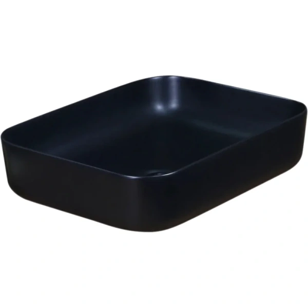 Раковина Misty 50 см черная матовая - фото 1