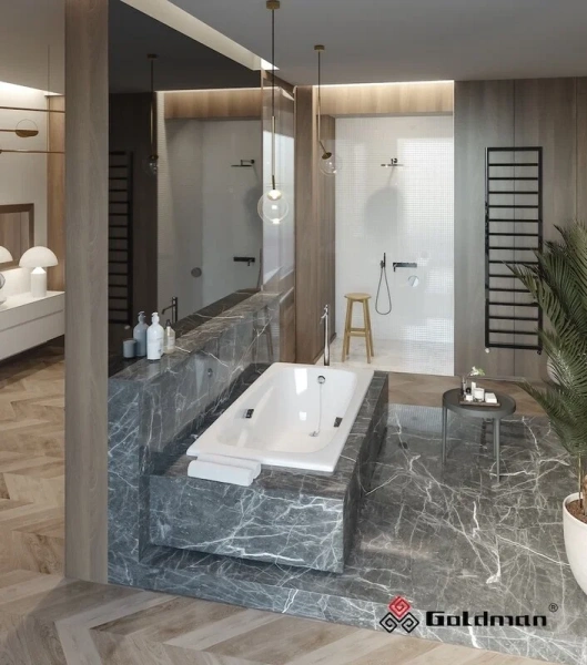 Ванна чугунная Goldman Art, 180 х 85 см, цвет белый, AT18085, прямоугольные - фото 5