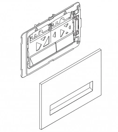 Клавиша смыва BelBagno Marmi хром глянцевый - фото 4