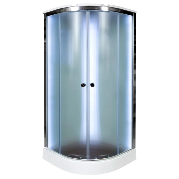 Душевая кабина Deto D 80х80 см с подсветкой - фото 1