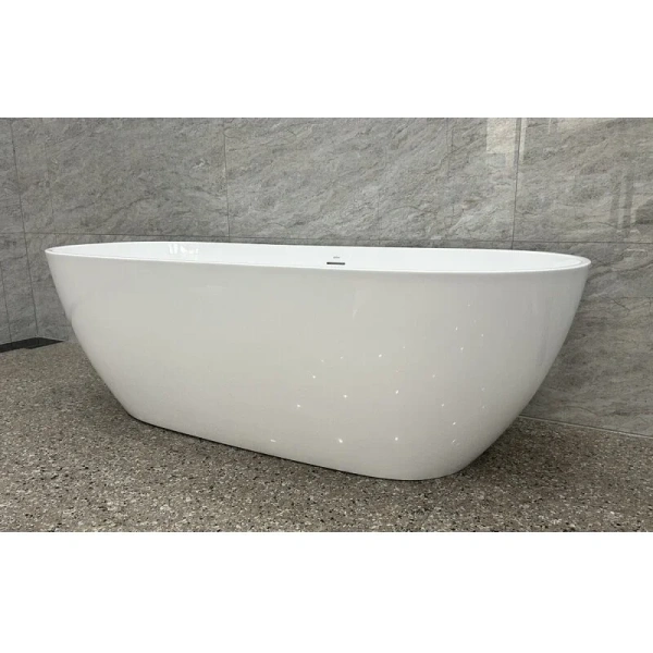 Ванна акриловая Abber AB9265-1.7 белая 170 x 80 см, без гидромассажа - фото 6