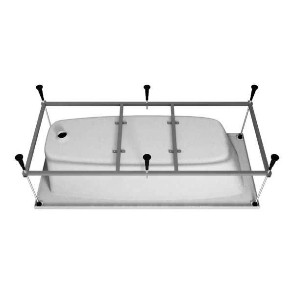 Ванна акриловая Vincea VBT-2S170-FR, 170 x 75 см, белая, 170 см - фото 9