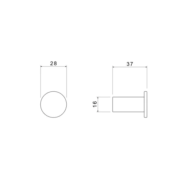Крючок для ванной Акватек Лира хром - фото 2