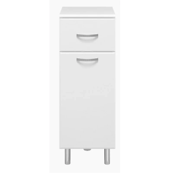 Тумба напольная Misty Люси 30 см с бельевой корзиной - фото 1