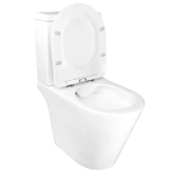 Унитаз компакт Azario Flin белый, белые - фото 6