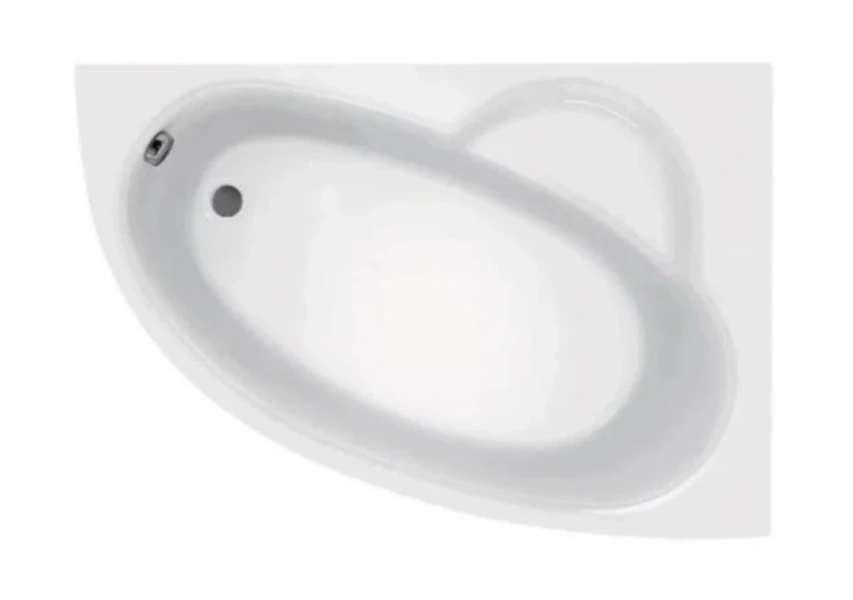 Ванна акриловая Roca Welna 160 x 100 см, левая/правая, белая - фото 2