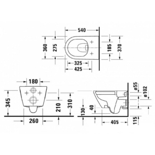Унитаз с инсталляцией Tece TECEbase 2.0 с панелью смыва - фото 4