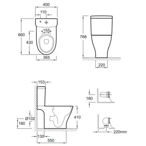 Унитаз напольный, цвет белый, Jacob Delafon ODEON UP 4957CK-00 - фото 4