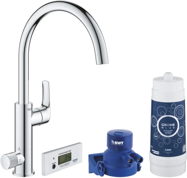 Смеситель для кухни с функцией фильтрации воды Grohe Blue 30383000, на мойку - фото 6