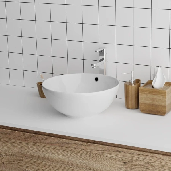 Раковина Grossman 42 см накладная, 40 см - фото 6