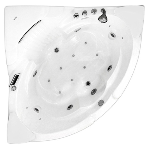 Акриловая ванна пристенная Gemy, современныe, hi-tech - фото 3