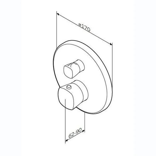 Смеситель для душа AM.PM Spirit 2.1 F71A75600 - фото 2