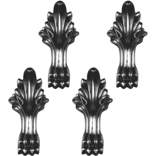 Ножки для ванны Эстет Скарлетт черные - фото 1