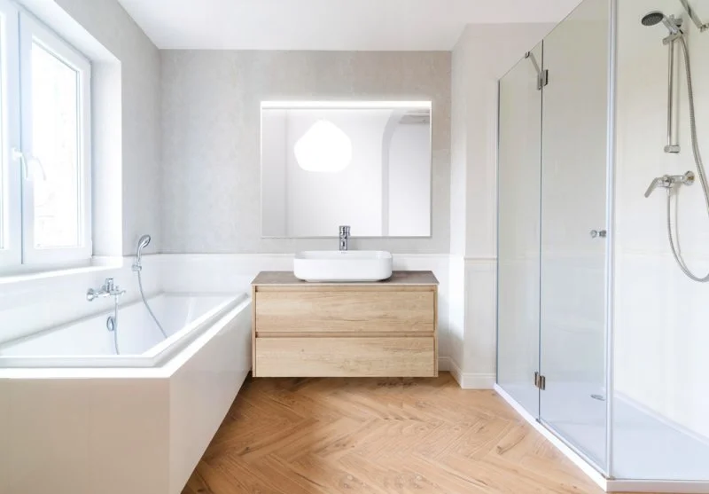 Зеркало с подсветкой BelBagno Uno 100 см с сенсорным выключателем, в хромированной раме - фото 6