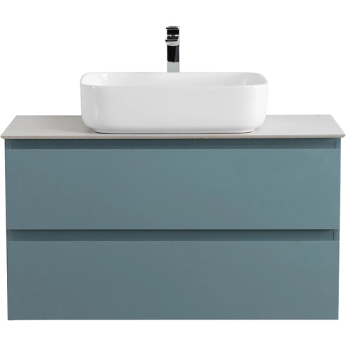 Тумба под раковину подвесная BelBagno Kraft 80 см rovere tabacco - фото 3