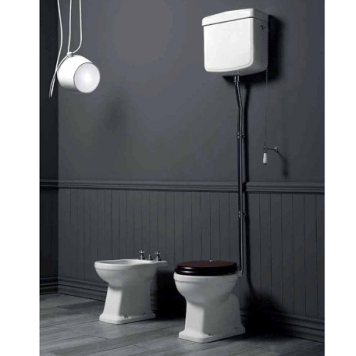 Унитаз напольный Simas Londra вертикальный слив, белый, высокие, низкие - фото 5