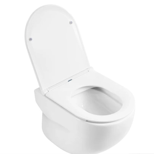 Унитаз подвесной BelBagno Onda с горизонтальным выпуском, недорогие, безободковые, с антивсплеском - фото 5